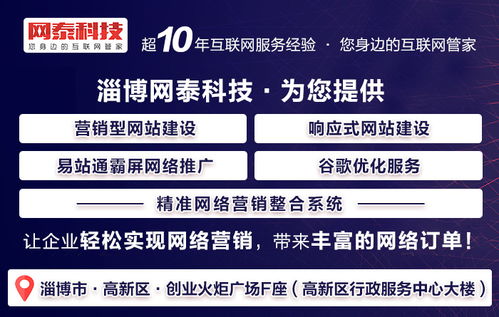 桓臺網站制作優選 淄博網泰科技，專業服務與在線咨詢助力企業發展